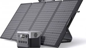 Первое подключение  станции Eco Flow River 2 Pro к солнечной панели без контроллера.