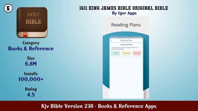 Top 10 Kjv Bible Version 238 Android Apps смотреть онлайн