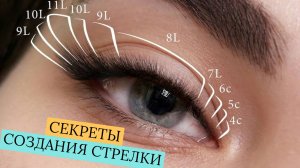 ЭФФЕКТ СТРЕЛКИ. СХЕМА НАРАЩИВАНИЯ РЕСНИЦ