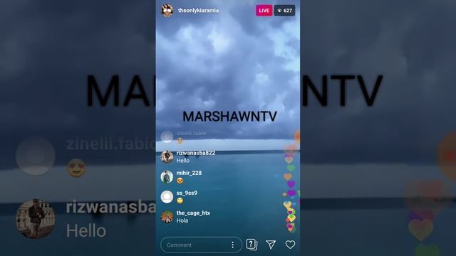 KIARA MIA INSTAGRAM LIVE