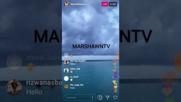 KIARA MIA INSTAGRAM LIVE