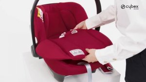Как вынуть вкладыш для новорожденного из автокресла Aton B2 i-Size CYBEX