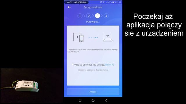 Sonoff RF instrukcja parowania eWeLink, programowanie pilota radiowego смотреть онлайн