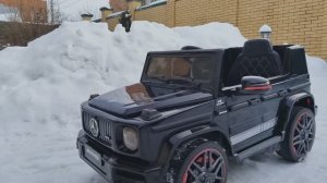 Обзор детского электромобиля Mercedes-Benz G-class
