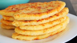 Лепёшки на кефире с зеленью и яйцом