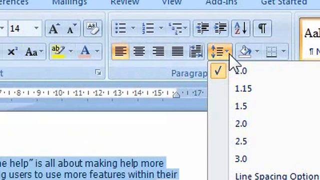 How to change line spacing of a pragraph смотреть онлайн