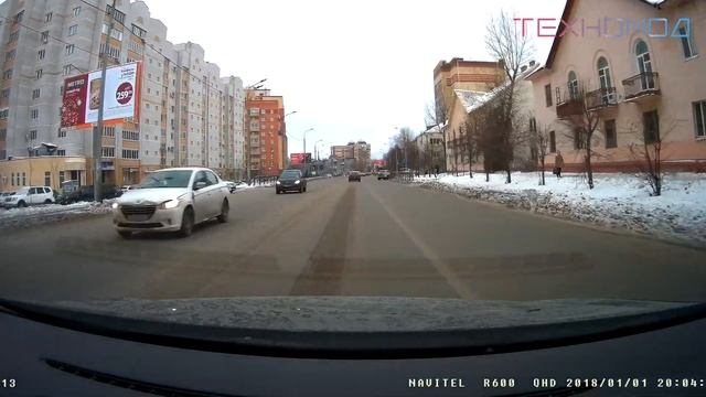 Тестовая запись с регистратора Navitel R600 Quad HD смотреть онлайн