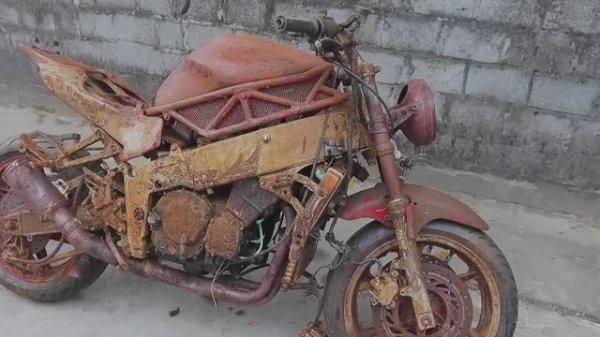 Полное восстановление и реставрация мотоцикла KAWASAKI Z900 1980 года!!!