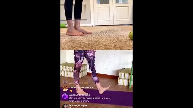 Проработка мышц стоп. Эфир с @bbbayana