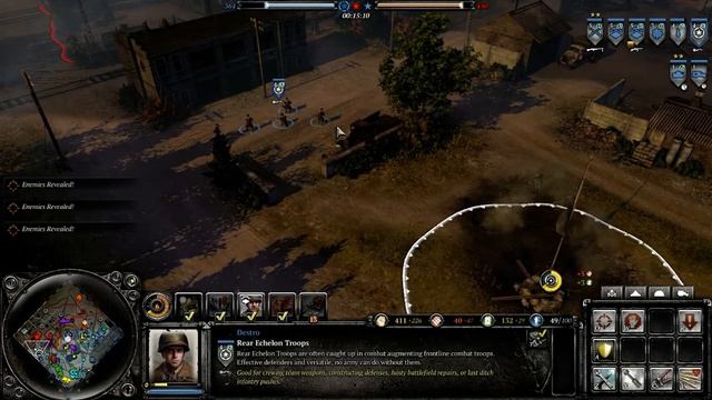 Company of Heroes 2 4v4 USF with Destro 13 minute tiger смотреть онлайн