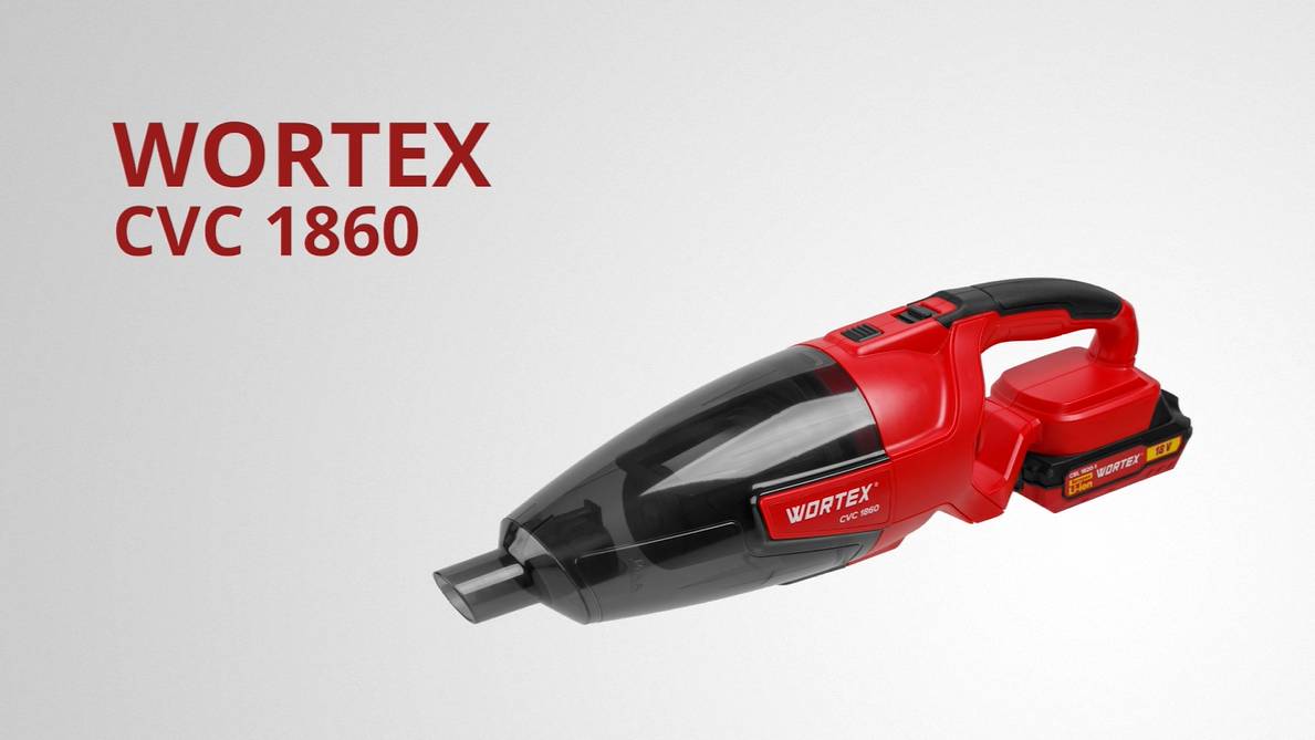 WORTEX CVC 1860 Пылесос автомобильный аккумуляторный смотреть онлайн