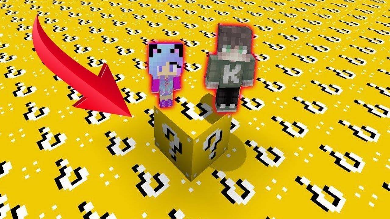 ВЫЖИВАНИЕ НА 1 БЛОКЕ ДЕВУШКИ НУБА И ПРО В МАЙНКРАФТ смотреть онлайн