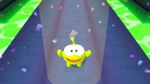 Ам Ням и его друзья выполняют задания Om Nom Run | Мультфильм бегалки для детей