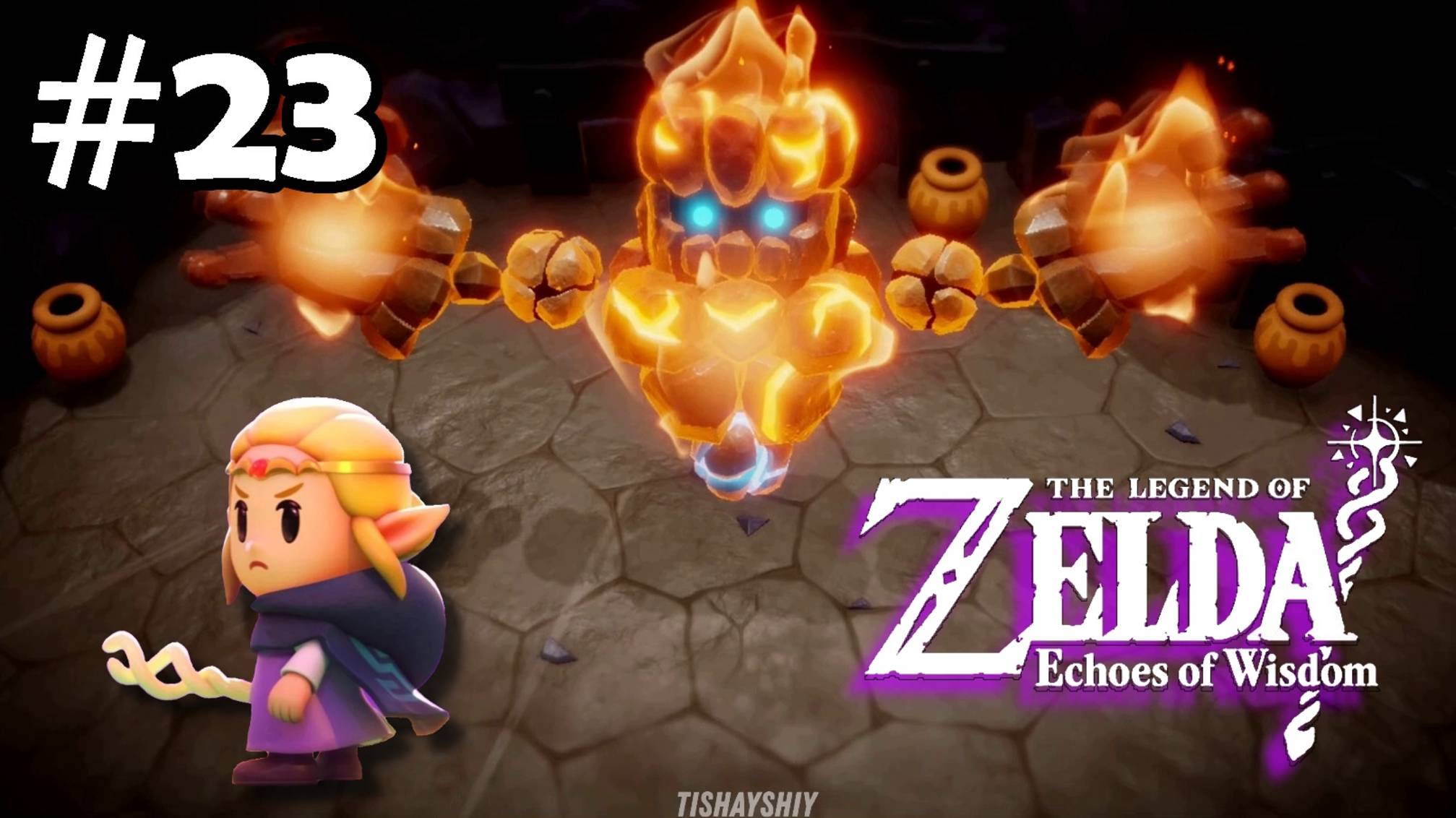 23 - Задания на Элдинском вулкане. The Legend of Zelda Echoes of Wisdom смотреть онлайн