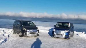 Зимний перегон TOYOTA ISIS и SUZUKI SOLIO из Владивостока