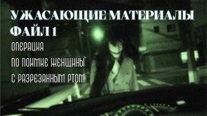 Ужасающие материалы, файл 1: Операция по поимке женщины с разрезанным ртом (2012, Япония, ужасы)