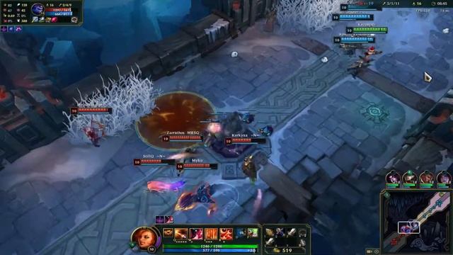League of Legends МИСС ФОРТУНА АРАМ ЗАТАЩИЛА НА А+ смотреть онлайн