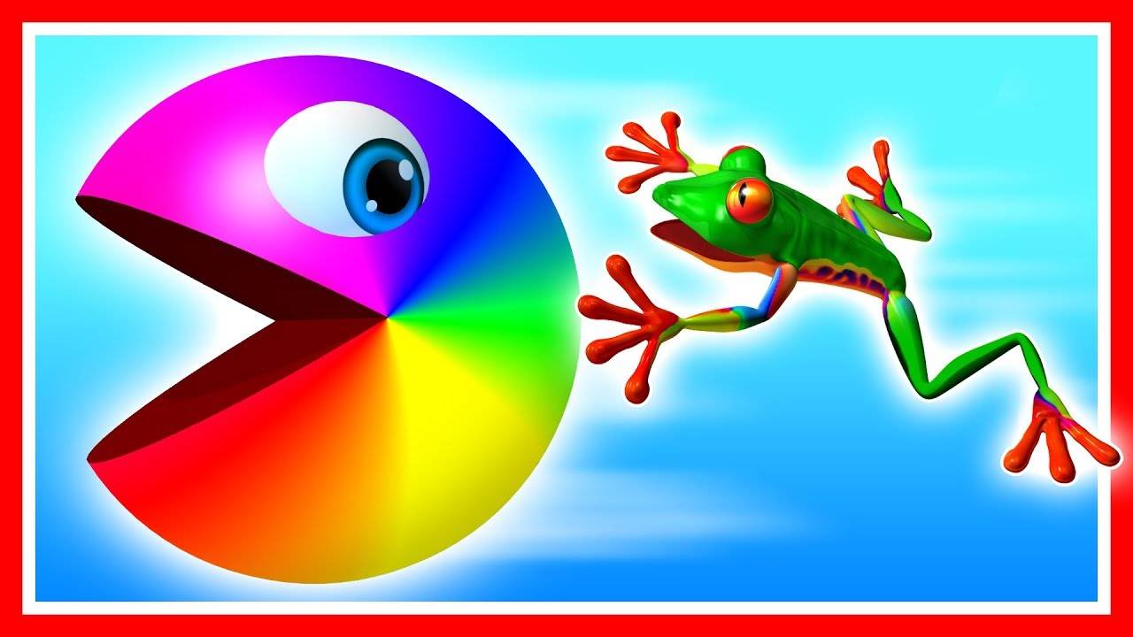 Изучайте цвета с помощью ПАКМЕНА и машинок, мультики детям, мультфильмы детские, все детям, мультик смотреть онлайн