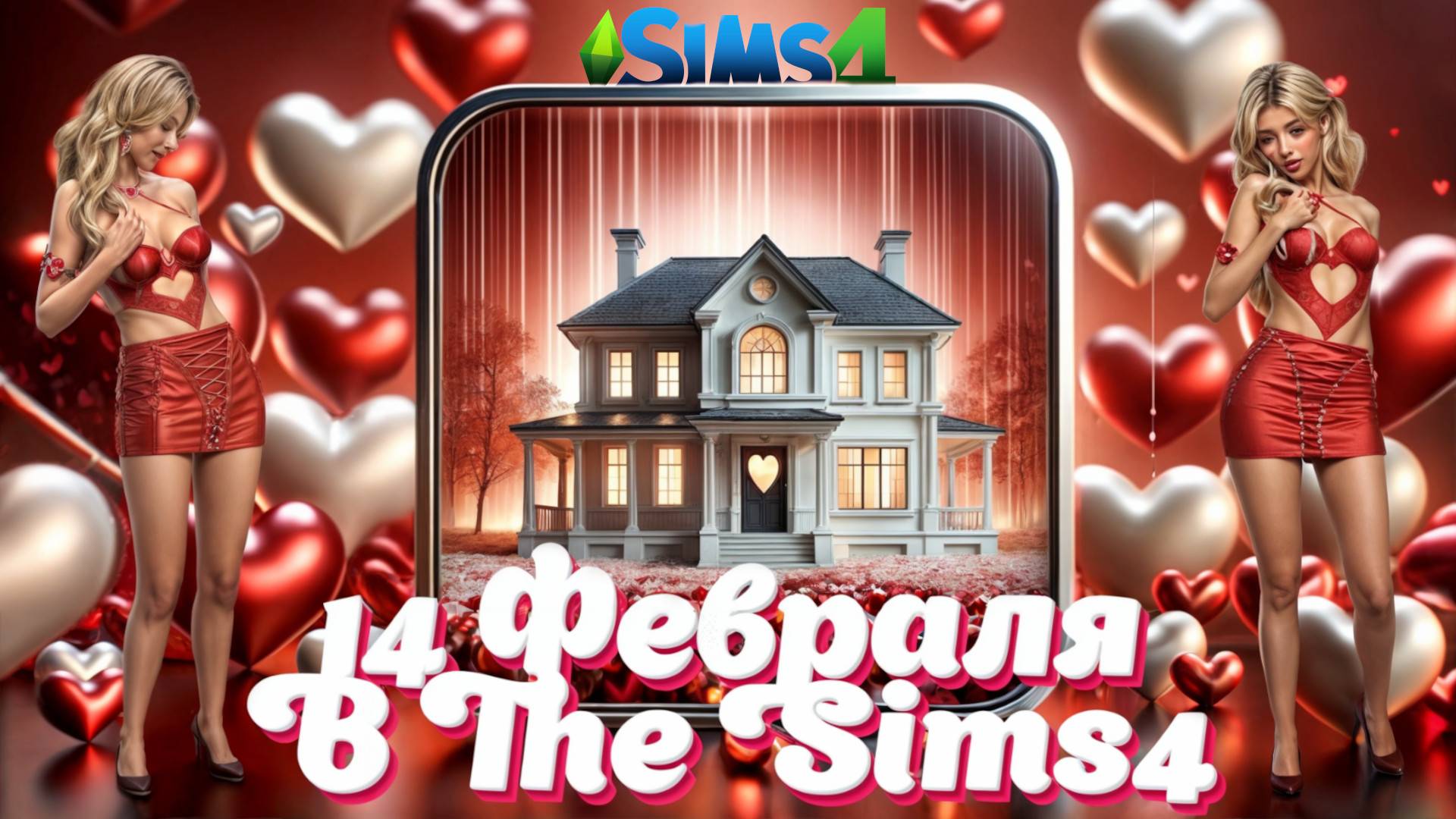 ДОМ ЛЮБВИ 💗 В SIMS 4 💗 СТРОИТЕЛЬСТВО смотреть онлайн