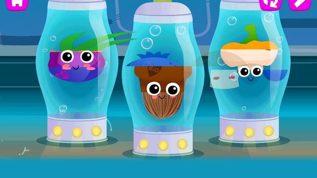 Давай сделаем фоторобот фруктов и овощей. Обучающие игры. Логопедический мультик для малышей. смотреть онлайн