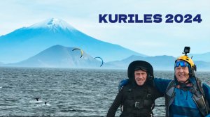Kurils, Kamchatka, kite crossing, September 2024
