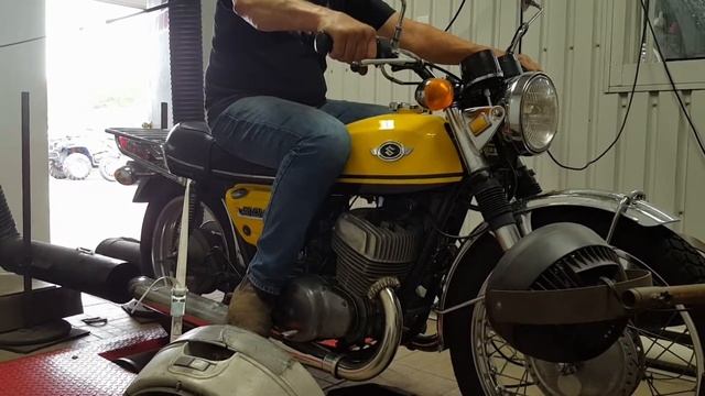 Suzuki T500 Dyno Run смотреть онлайн