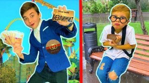 БОГАТЫЙ ПУТЕШЕСТВЕННИК VS БЕДНЫЙ ПУТЕШЕСТВЕННИК СКЕТЧ на CRAZY Богдаш