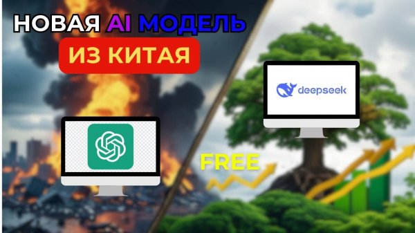 Обзор бесплатного DEEPSEEK за 4 минуты | DEEPSEEK ПРЕВОСХОДИТ ChatGPT