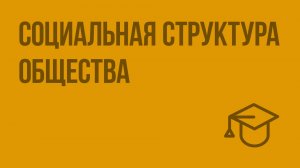 Социальная структура общества. Видеоурок по обществознанию 8 класс