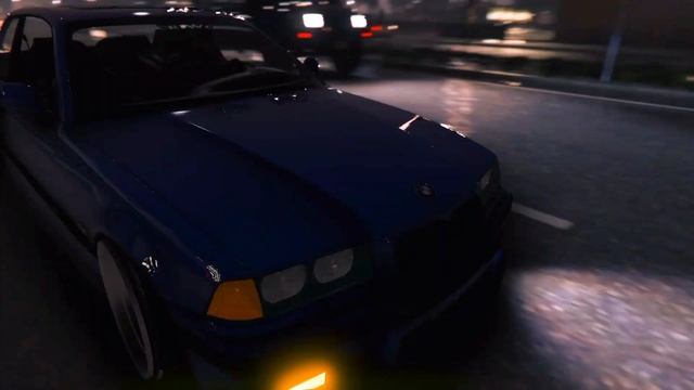BMW E36 gta-5 Cinematic смотреть онлайн