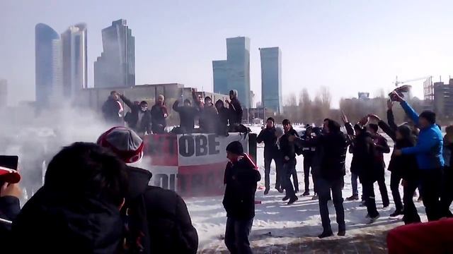 Сбор КБ возле Азия Парка 3 (СК Актобе-Шахтер) смотреть онлайн