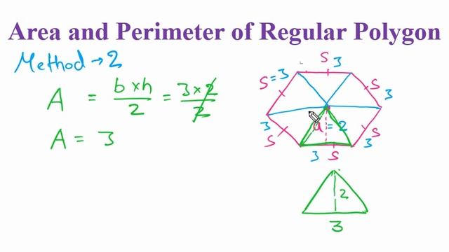 Area and Perimeter of Regular Polygon PART 1 смотреть онлайн