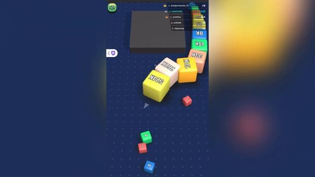 Cubes 2048.io mobile game world record Best gameplay смотреть онлайн