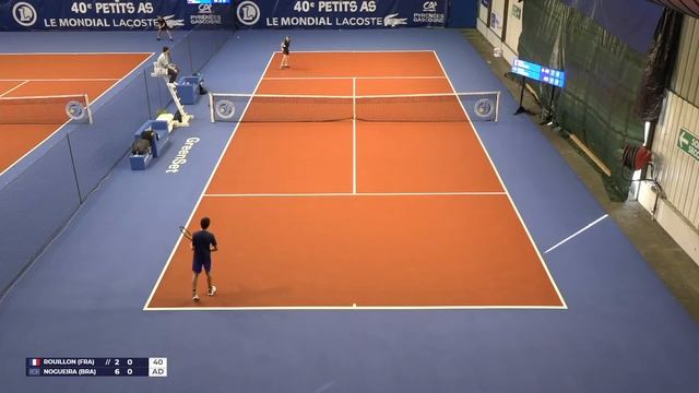 Les Petits As 2022 | Boys International Qualifying | Aubin ROUILLON (FRA) vs. Gabriel NOGUEIRA (BRA смотреть онлайн