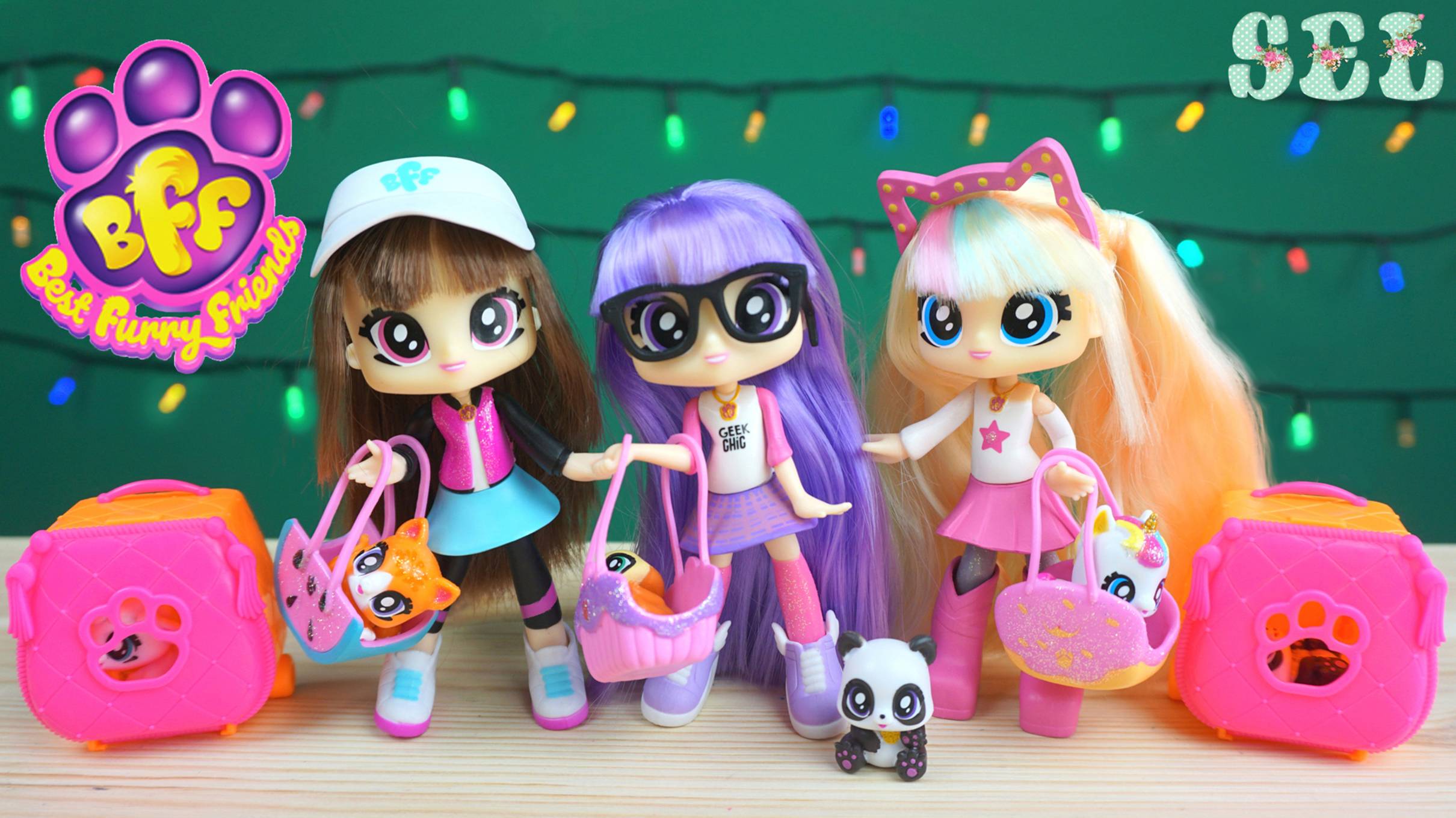 Новые Куклы BFF Girls Best Furry Friends Besties Dolls Круче Hairdorables?! смотреть онлайн