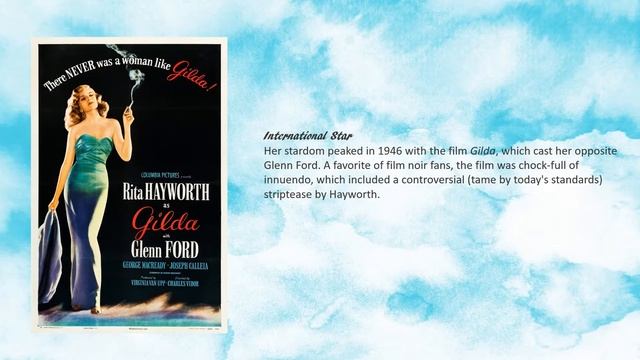 Star Spotlight Rita Hayworth (October 17, 1918 - May 14, 1987) смотреть онлайн