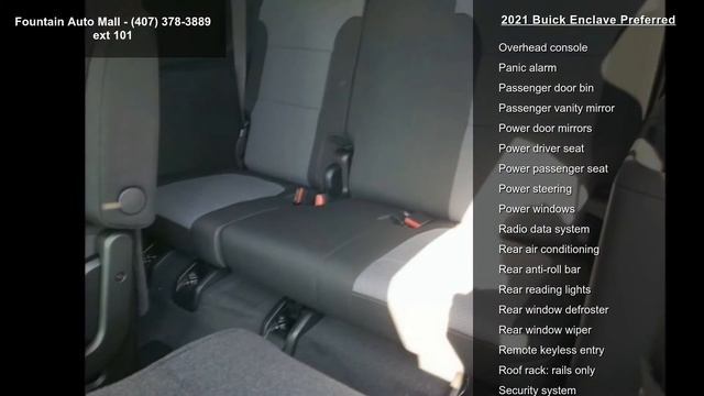 2021 Buick Enclave Preferred - Fountain Auto Mall - Orlan... смотреть онлайн