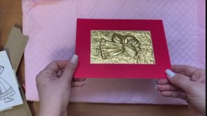 Ангел Рождества. Чеканка по фольге