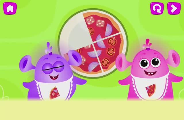 Углы. Части. Целые. Увлекательное обучение. Обучающие игры. Логопедический мультик для малышей. смотреть онлайн