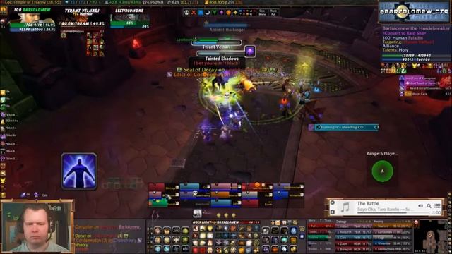 Rubber Chicken Coalition vs Tyrant Velhari - Heroic Hellfire Citadel смотреть онлайн