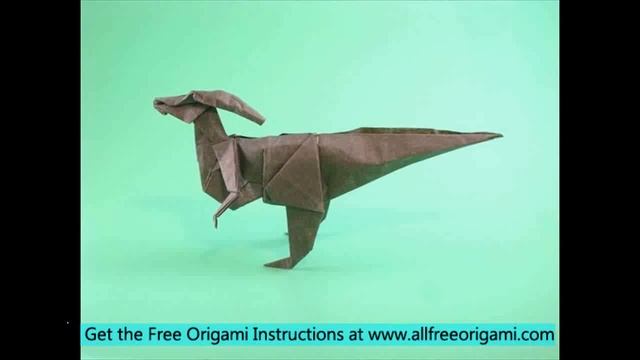 Origami Dinosaur Easy
