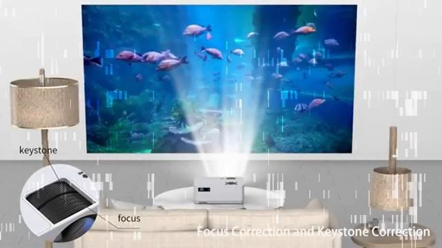 Best Full HD Movie Projector for Outdoor Movies, 300" Display Projector 4k Home Theater смотреть онлайн