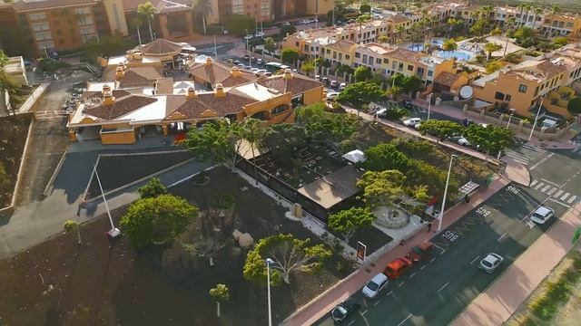 Genghis Khan Restaurant in la Caleta Tenerife 🥩🔥Air view смотреть онлайн