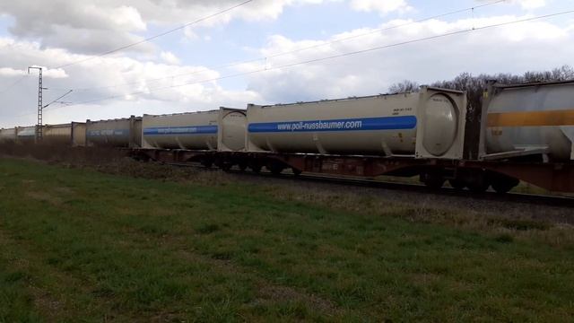 Siemens ES 64 F4 "189 208-2" MRCE Dispolok "208" • ecco-rail GmbH • KLV • multimodal train смотреть онлайн