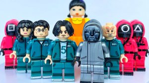 Неоригинальные ЛЕГО Минифигурки по Сериалу Игра в Кальмара (Squid Game) от Koruit #лего