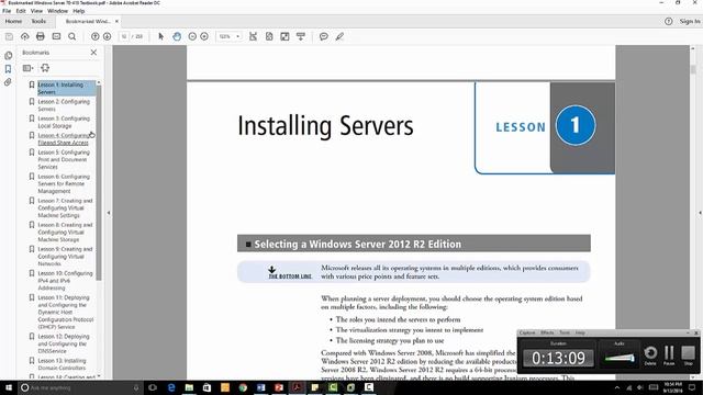 Installing Servers for CIS 234 and 235 смотреть онлайн