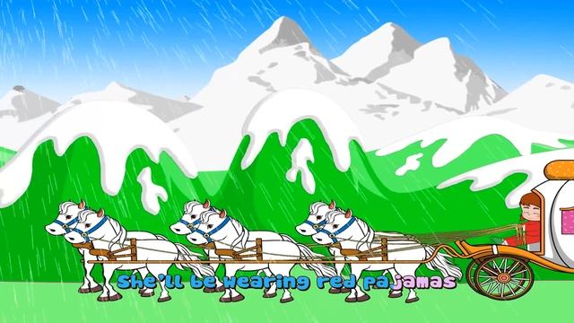 She'll Be Coming Round The Mountain - Kids Music Songs | Nursery Rhymes TV [Vocal 4K]