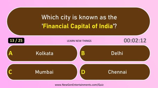 Indian Cities and Their Nicknames Quiz | Part 3 | India General Knowledge Quiz смотреть онлайн