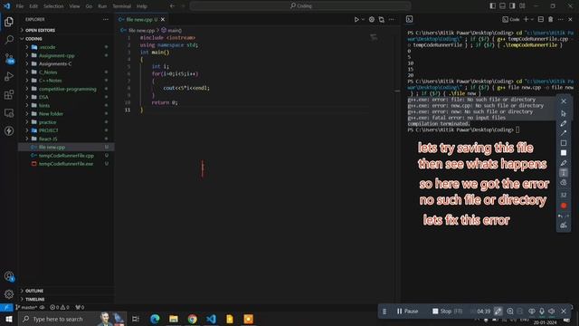no such file or directory in vscode #vscode смотреть онлайн