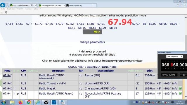 FM DX Es- 160619 0858UTC- 70.16I(/67.94I)Radio Rossii (RUS) Balashov/RTPS Pinerovka (SR) 17kW 1988k смотреть онлайн
